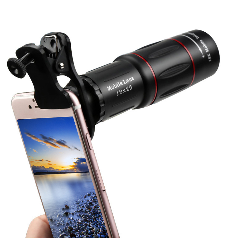Lente de cámara de teléfono 18/28/36X, telescopio Monocular con Zoom Universal para teléfono inteligente, teleobjetivo para cámara de teléfono para IPhone y Samsung