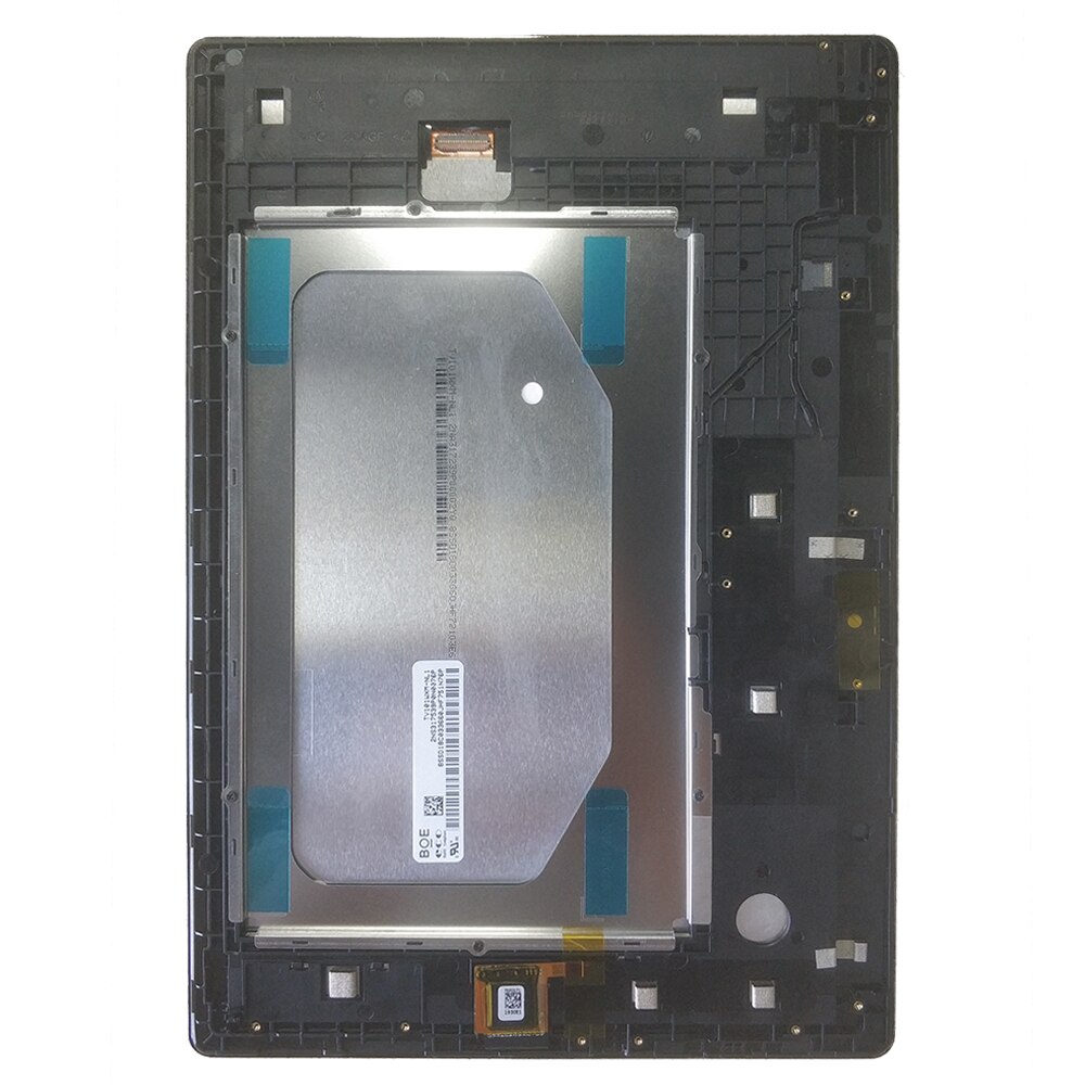 For Lenovo Tab 2 A10-30 YT3-X30 X30F TB2-X30F tb2-x30l a6500 LCD Display Touch Screen Digitizer Assembly: Black with Frame