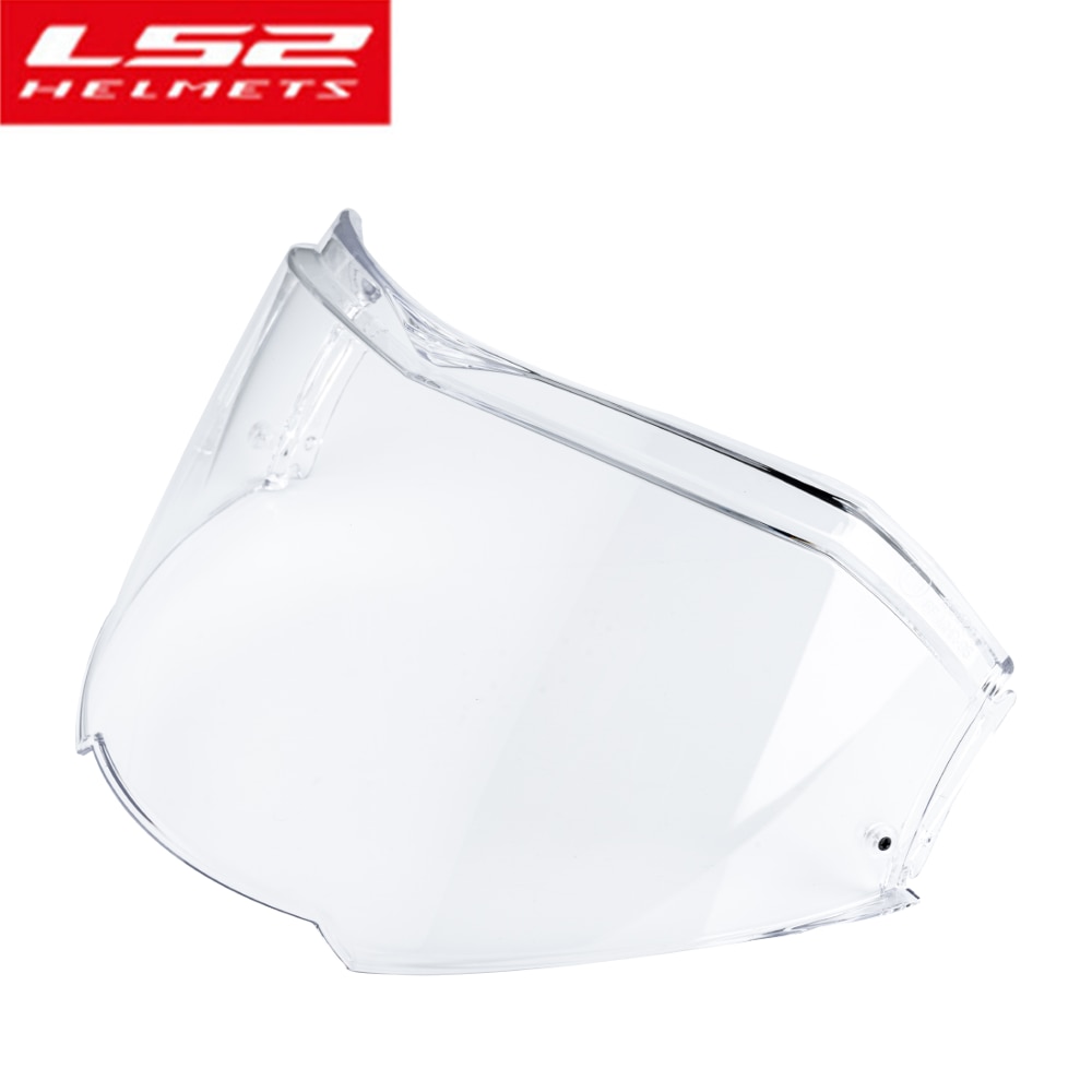 Original LS2 Visors For Valiant II FF900 Flip Up Motorcycle Helmet Replacement Extra Lens With Anti-fog Patch Holes Casto Moto