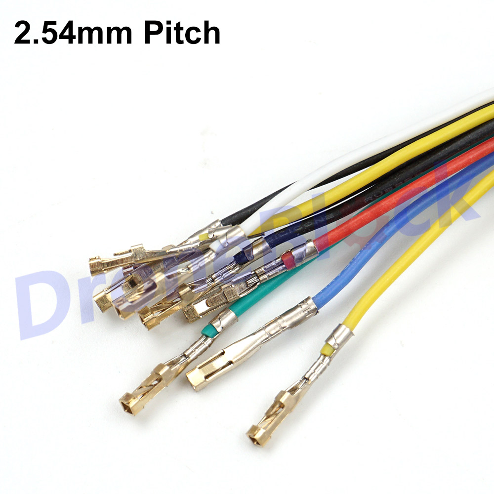 24 Stück/viel 6 Farben vorgekrimpte Kabel 10 cm SPRacing F3 Pixhawk apm Omnibus CC3D Kamera VTX Telemetrie OSD Siliziumdraht