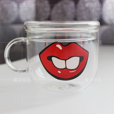 YIZI-gobelet en verre borosilicaté kawaii, mug Transparent, offre spéciale ml, boisson de , nouveauté 500: 6