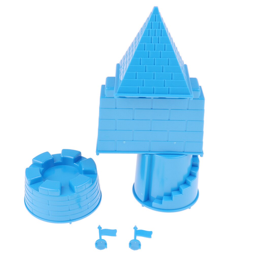 Set Van 6 Plastic Gebouw Zand Mallen Strand Zandkasteel Zand Box Kids Speelgoed Fun