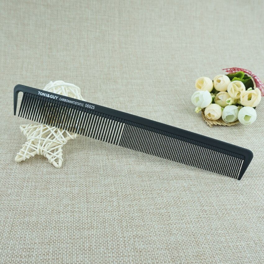 9 Pcs Zwarte Salon Kappers Kam Carbon Haar Kam Anti Statische Hittebestendige Kapper Haar Knippen Kam Hair Care Styling gereedschap