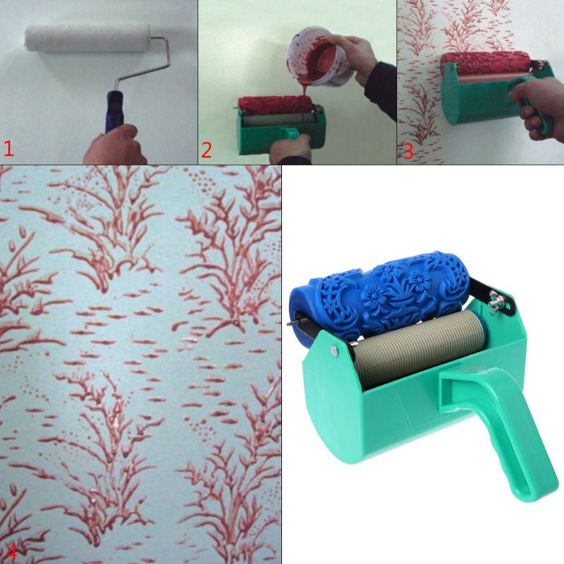 Macchina per verniciatura a colori monocolore per strumento pennello a rullo da 7 pollici