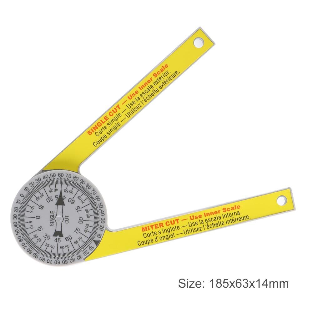 High-accuracy Dial Protractor ABS Inclinometer Goniometer Level Angle Gauge Tool Woodworking Measuring Instruments