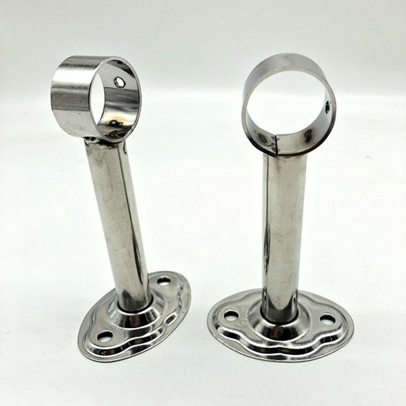 25/32mm halkaisijaltaan vaatekaappi 304 ripustuskiinnike teräsputki laippa putken kannake, ripustustanko verhotanko kattoon kiinteä kannatinkiristin
