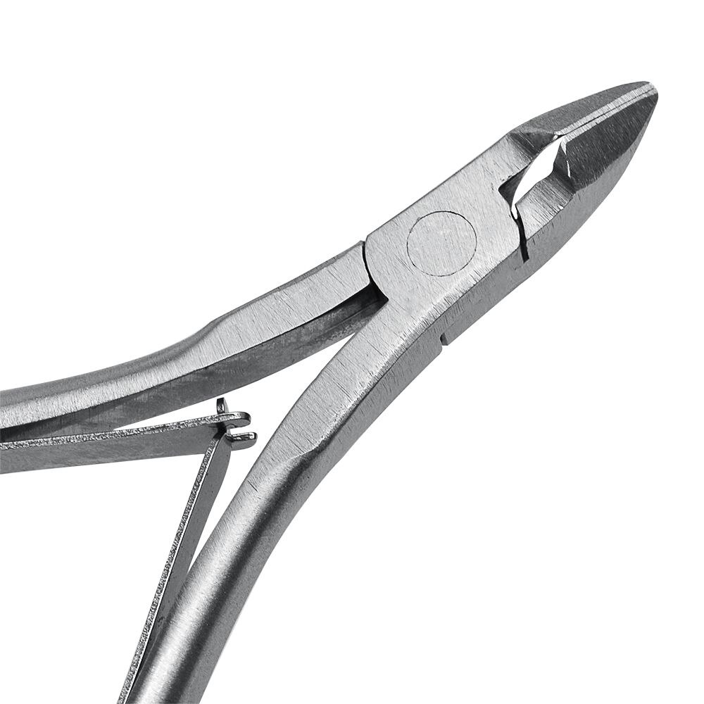 Tijeras para la piel muerta herramienta de manicura de acero inoxidable cortaúñas exfoliante corte armadura zanja enjaulada oblicua tijeras de uñas