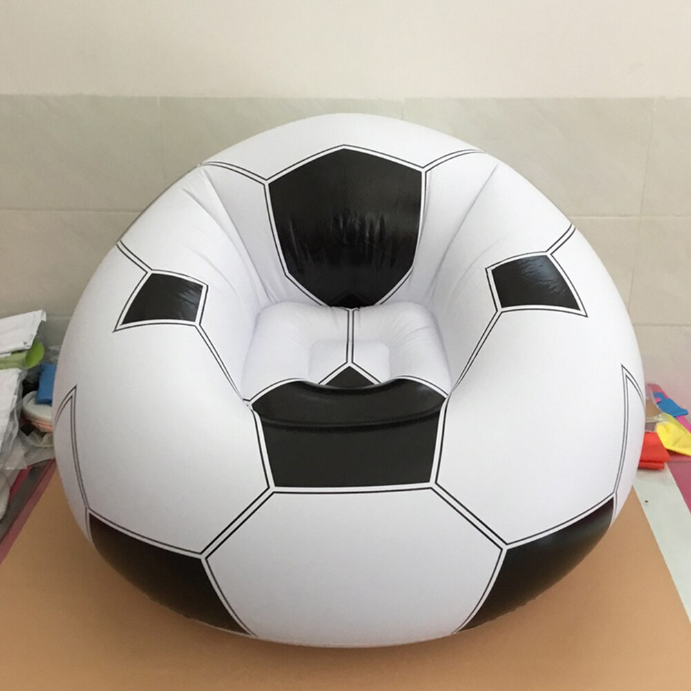 Large Inflatable Sofa Chair Bean Bag Football Shape Sofa Chair PVC Inflatable Living Lounge Air Chair Lazy Chair