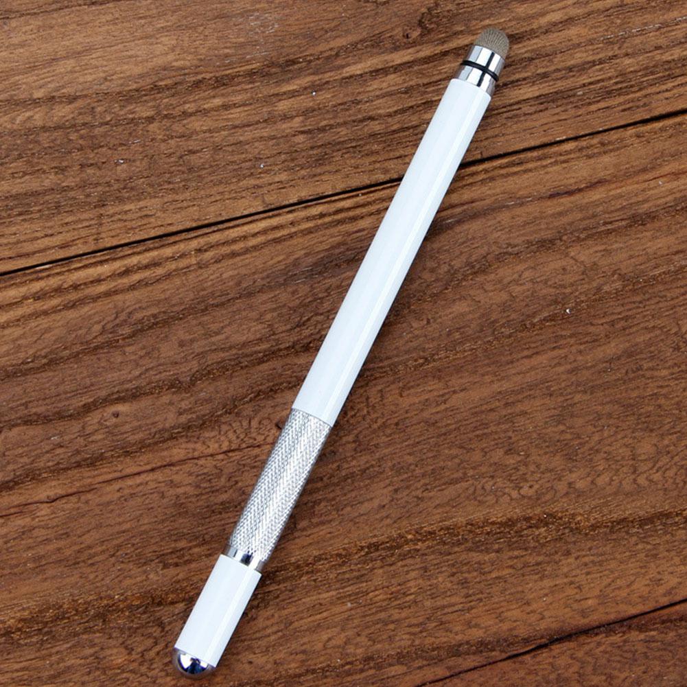 EastVita Electronic Dawing Pen Conductive Cloth + Sucker 2 in 1 Metal Capacitor Active Stylus Pen Active Stylus Pen r60: white