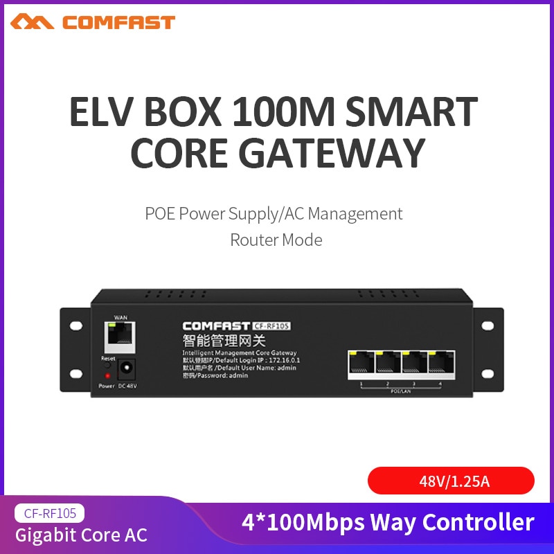 Comfast Ac Wifi Load Balancing Gateway Routing Core Gateway Multi Wan Wi Fi Roaming Toegang Ac Router 650Mhz Cpu
