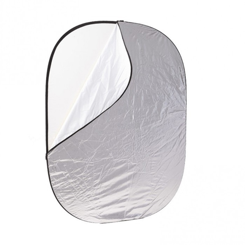 Godox 5 en 1 60*90cm tablero de fondo rectángulo redondo Reflector plegable difusor de iluminación disco negro plata oro blanco