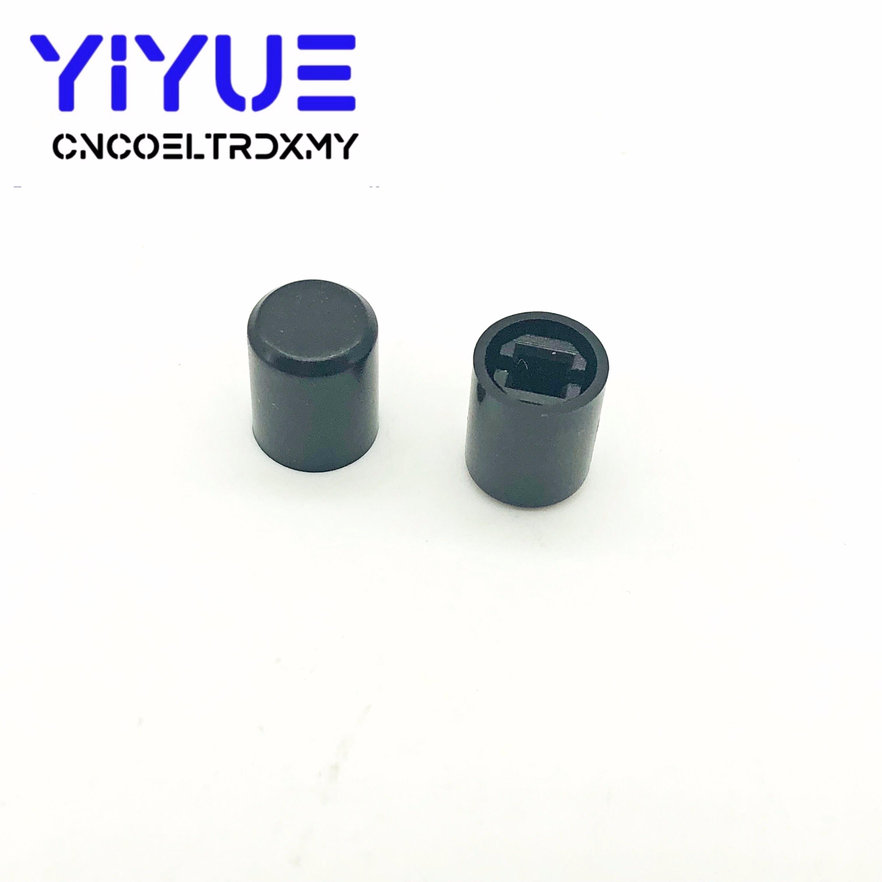 20Pcs Plastic Cap PS-22F03 Push Button Switch Lid Cover A03 A11 direct key switch cap for button switch high 10MM Orange Black: Black