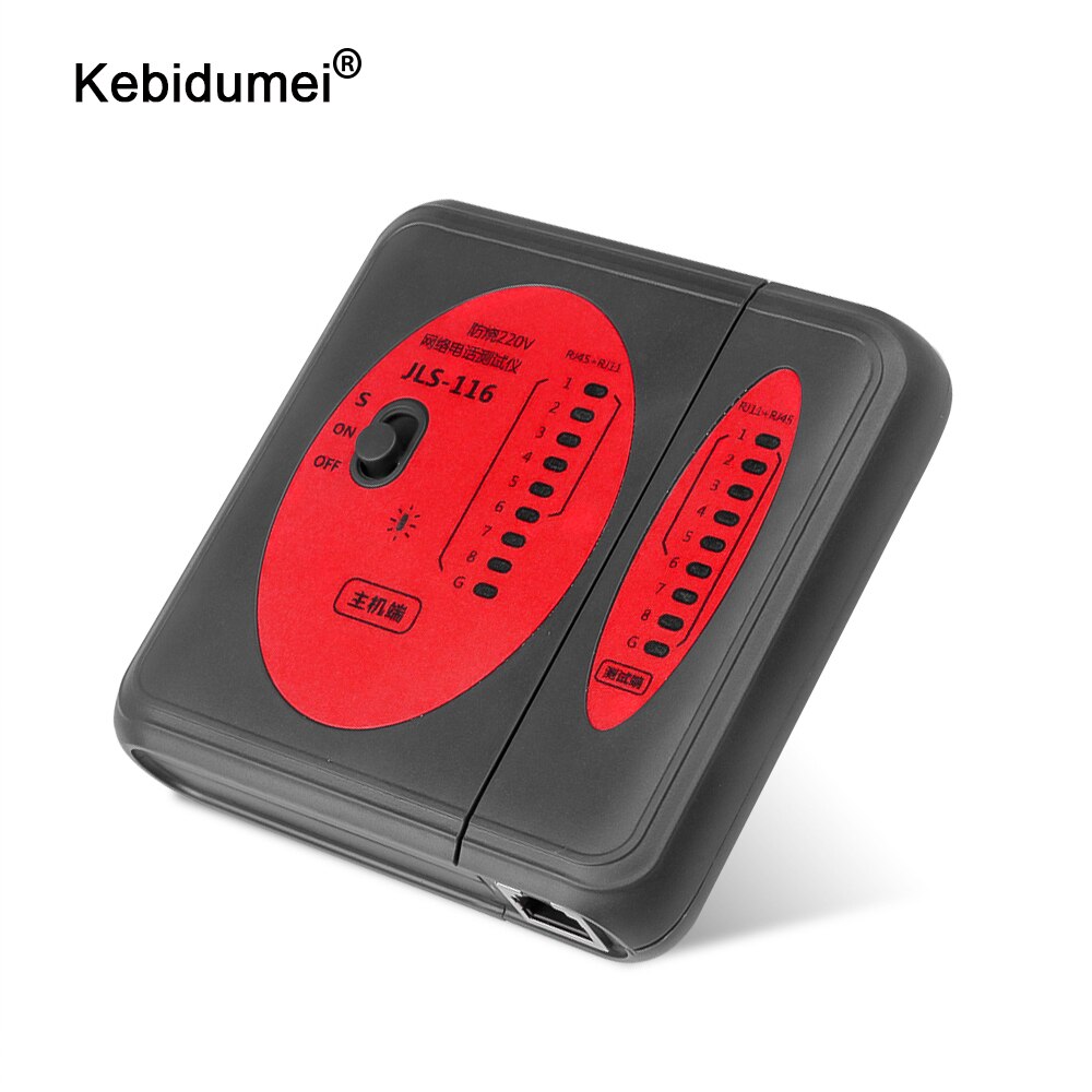 60V 120V Network Cable Tester RJ45 RJ11 Cat5 Cat6 LAN Cable Tester Networking Wire Telephone Line Detector Tracker Tool kit