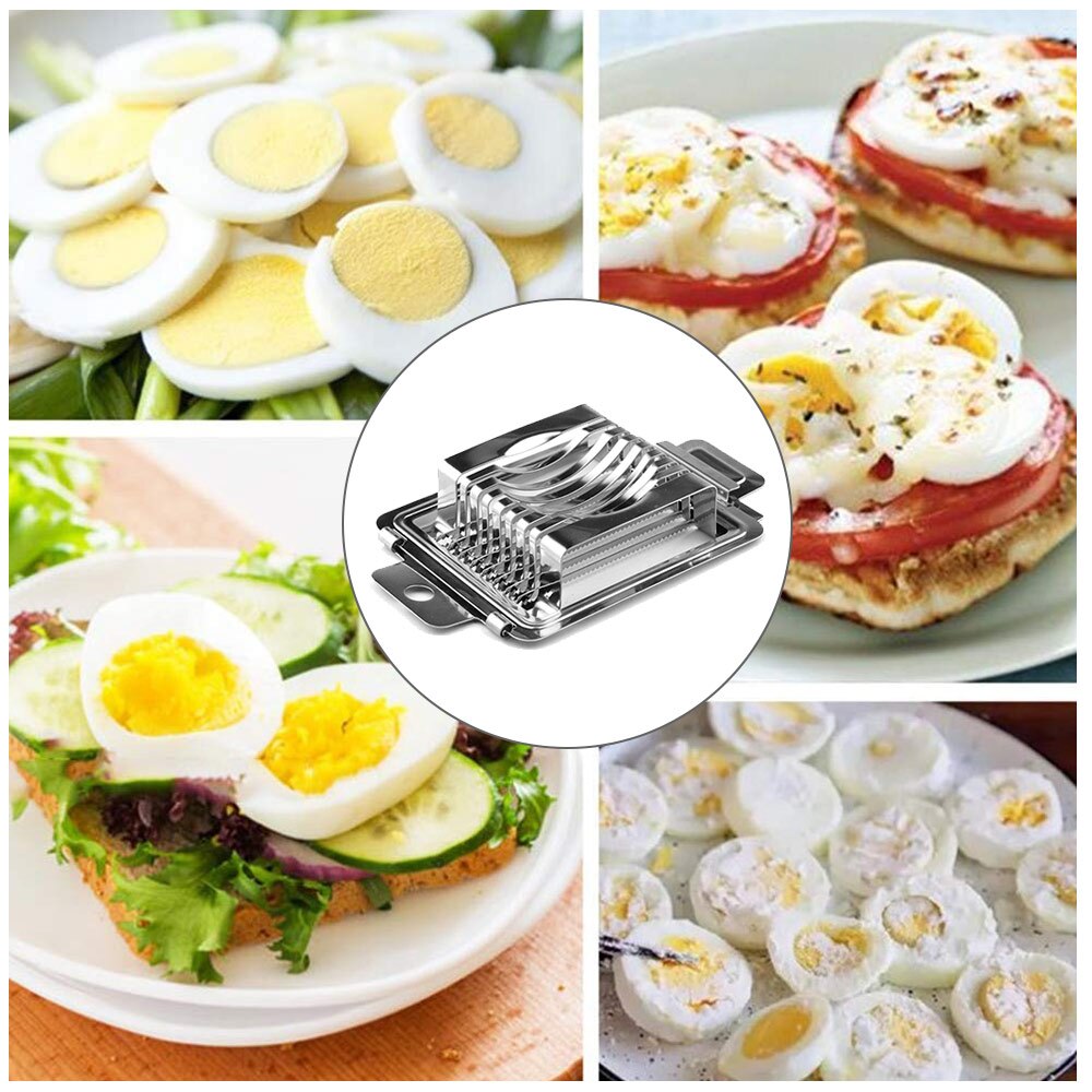 Multifunctionele Roestvrij Staal Gesneden Ei Snijmachines Bewaard Ei Verdelers Splitter Cutter Eieren Gadgets Salade Keuken Gereedschap