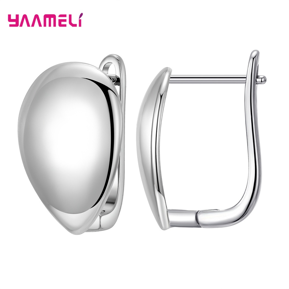 S925 plata esterlina hallazgos pendientes Leverback Earwire accesorios componentes accesorios suministros hechos a mano: Color acero