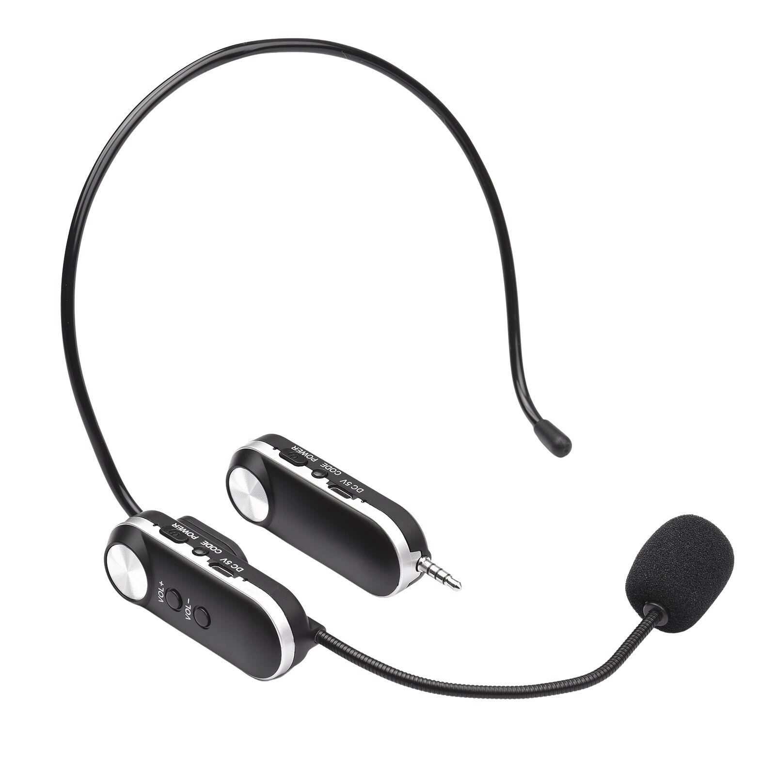 Uhf Headset Draadloze Microfoon Professionele Draadloze Microfoon Set 6.35Mm Receiver Voor Speaker Voice Versterker Onderwijs Training Tour