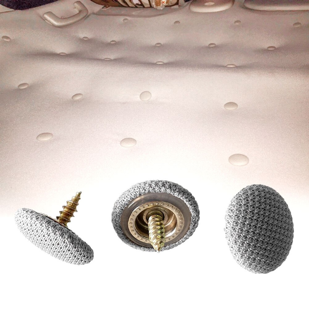 10Pcs Auto Dak Gespen Auto Interieur Plafond Doek Schroef Cap Dak Snap Klinknagels Retainer Automotive Headliner Reparatie Knop