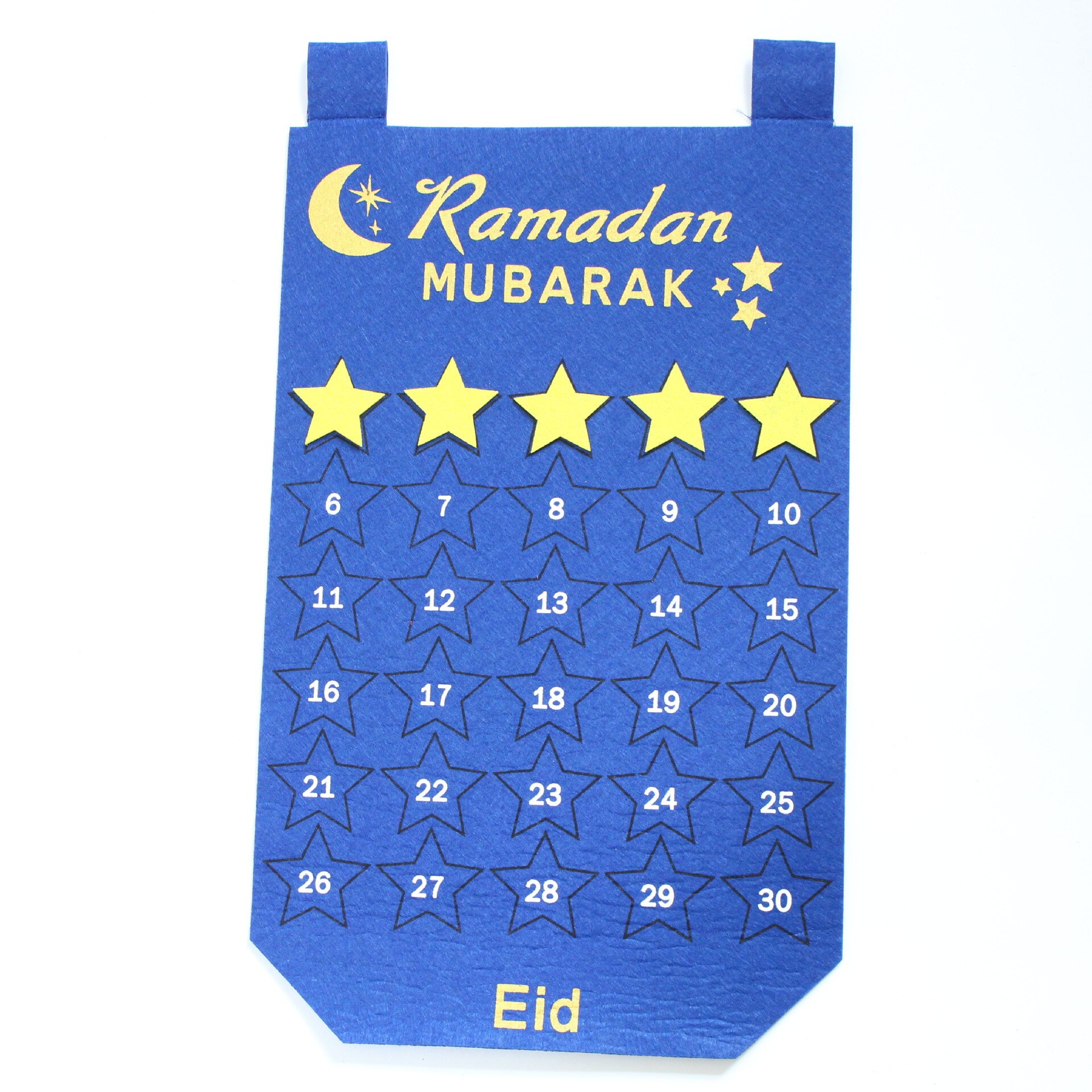 Ramadan kalender eid mubarak kalender klistermærker tør slet kalender muslimsk ramadan nedtælling