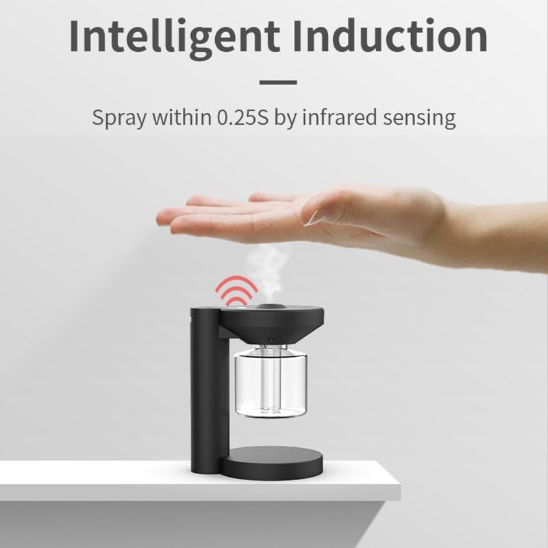 45ml Alcohol Spray Hospital Hand Sanitizer Machine Soap Dispenser Automatic Touchless Touch Free Smart Soap Dispenser