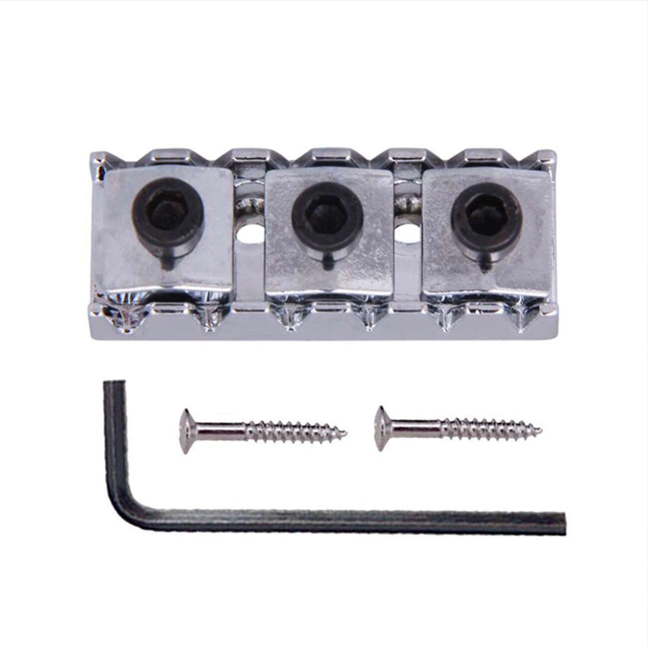Floyd Rose de 42mm puente trémolo de guitarra eléctrica bobinado almohada piezas accesorios para guitarra instrumentos musicales: Plata