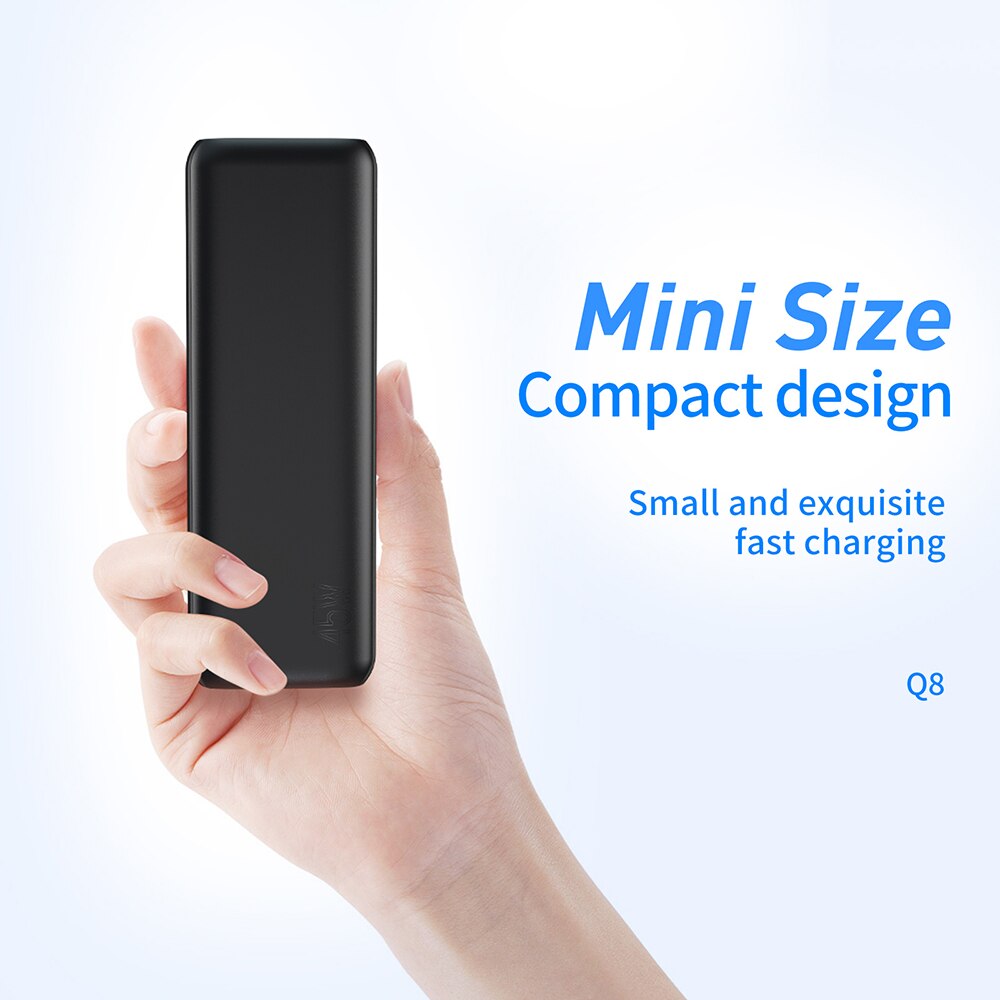 HOCO 45W Power Bank 15000mAh Fast Charge PD QC 3.0 SCP AFC Powerbank For iPhone 13 12 iPad Laptop External Battery for Xiaom 12
