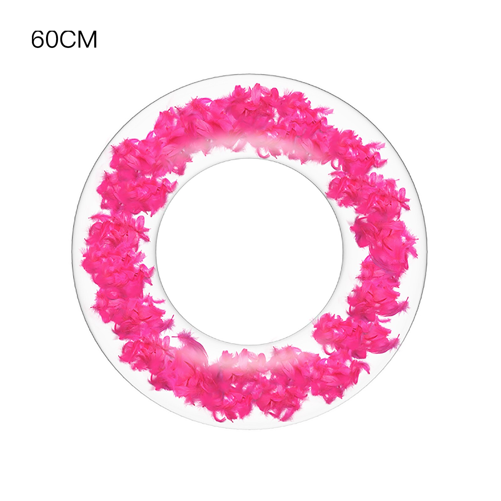 Zwembad Float Opblaasbare Zwembad Zwemmen Ring 60-90Cm Volwassen Zwembad Buis Cirkel Voor Zwembad Speelgoed: Red 60CM