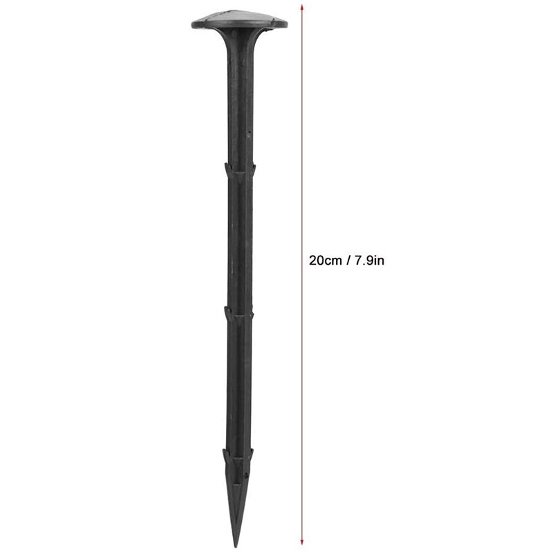 Plastic tentharing, onbreekbaar, onbuigzaam, tuinharingen, kampeerluifel, luifelharing, spijker, schroef, accessoire