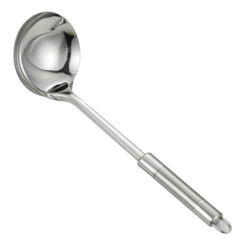 Antirust Cooking Tool Sets 304 Food Stainless Steel Kitchen Tools Gadgets Spatula Colander Soup Spoon Home Healthy Tools E11825: 14