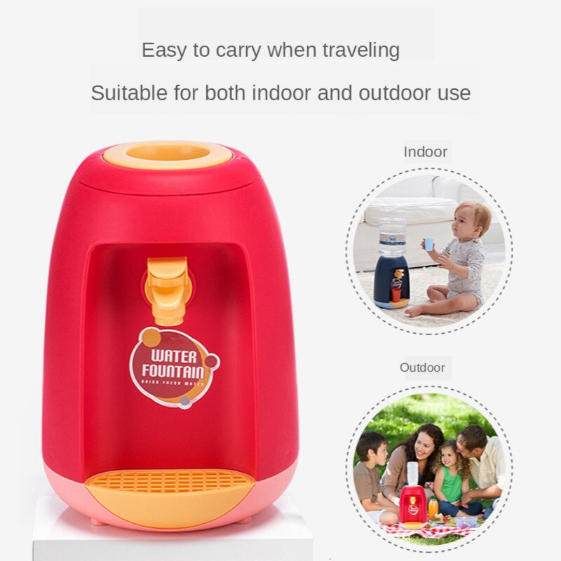 Bambini Cucina fingere Giocattoli mini Distributore di Acqua del Giocattolo di Simulazione Giocattolo Apparecchio di Ruolo Cucina Giocattolo Bere Giocattoli per Il Capretto
