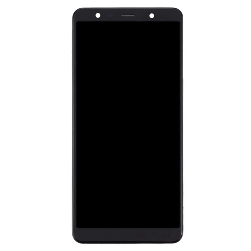 6.0Inch Lcd Display Contact Screen Digitizer Panel Vervanging Voor Voor Samsung Galaxy A7 A750 Met Frame Zwart