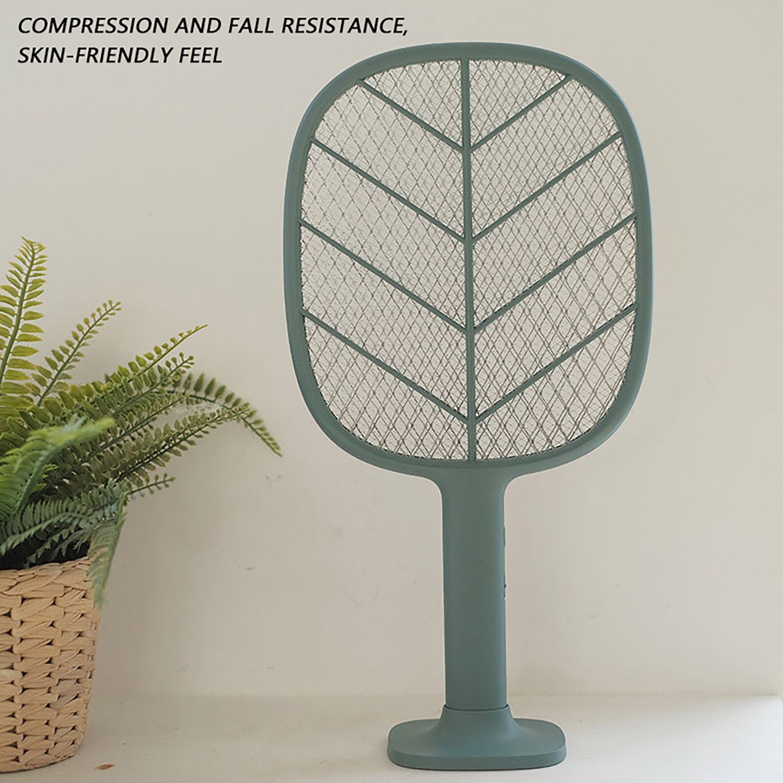 Raquette anti-moustiques électrique, 2200v, avec lampe Uv, Rechargeable par Usb, 1200mah, piège, pour tuer les insectes volants, pendant l'été