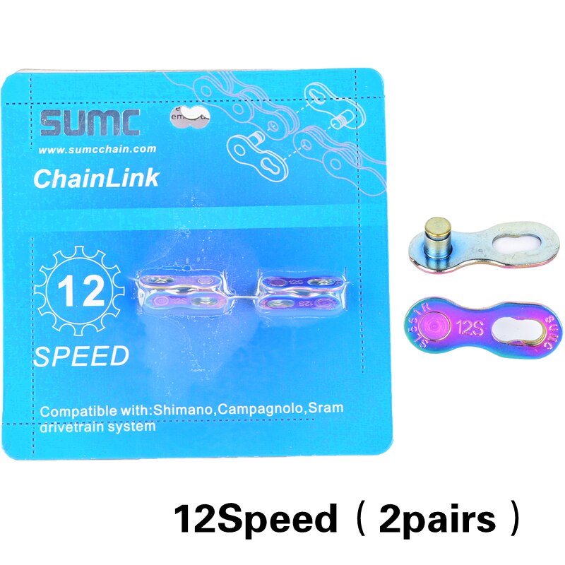 SUMC Bicycle Chain Missing Link Magic buckle 11 12 speed silver gold Chain Link 6/7/8s 9s 10s 11s 12S bicycle quick magic button: Navy Blue