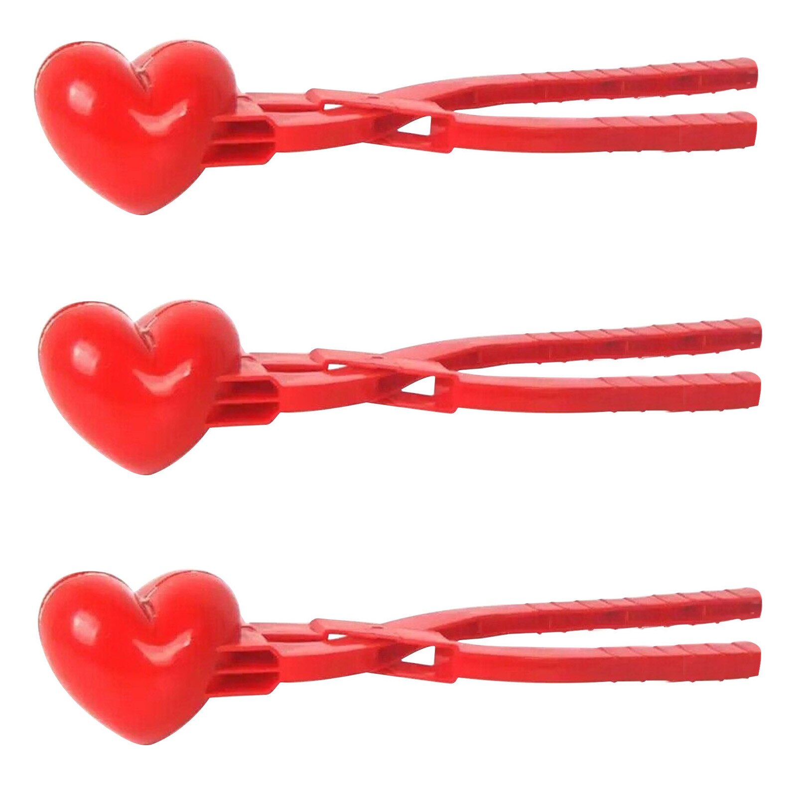 4# 3pcs Snow Snowball Maker Clip Maker Animal Shaped Snow Sand Mold Tool Winter Kid Tools Snowball Fights Thickening Clamps