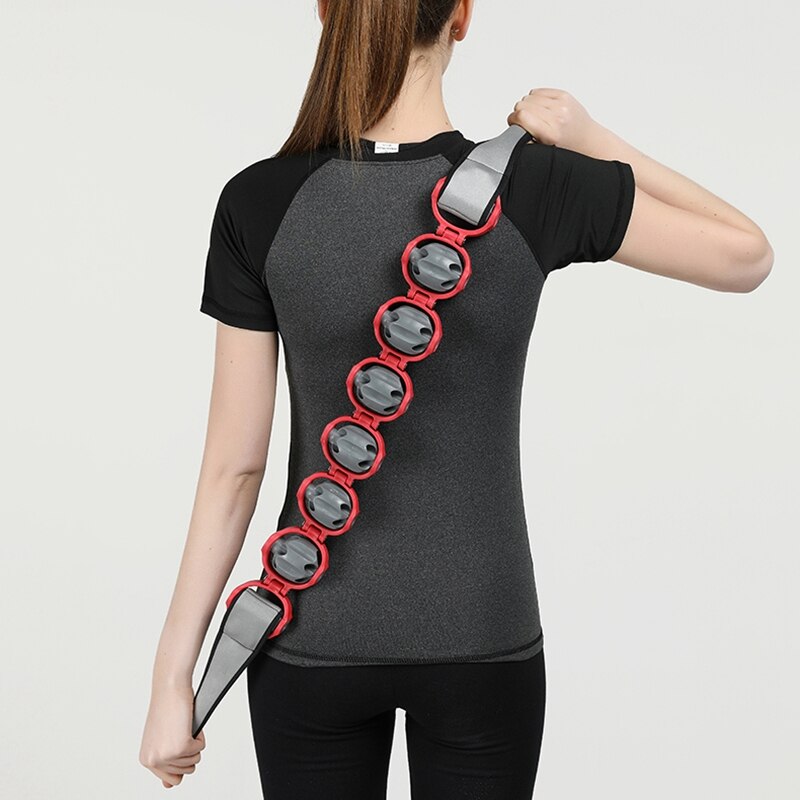 100cm rullar nacke axel rygg midja dra tillbaka muskelmassage stick roller yoga roller stick kroppsreflex apparat fitness