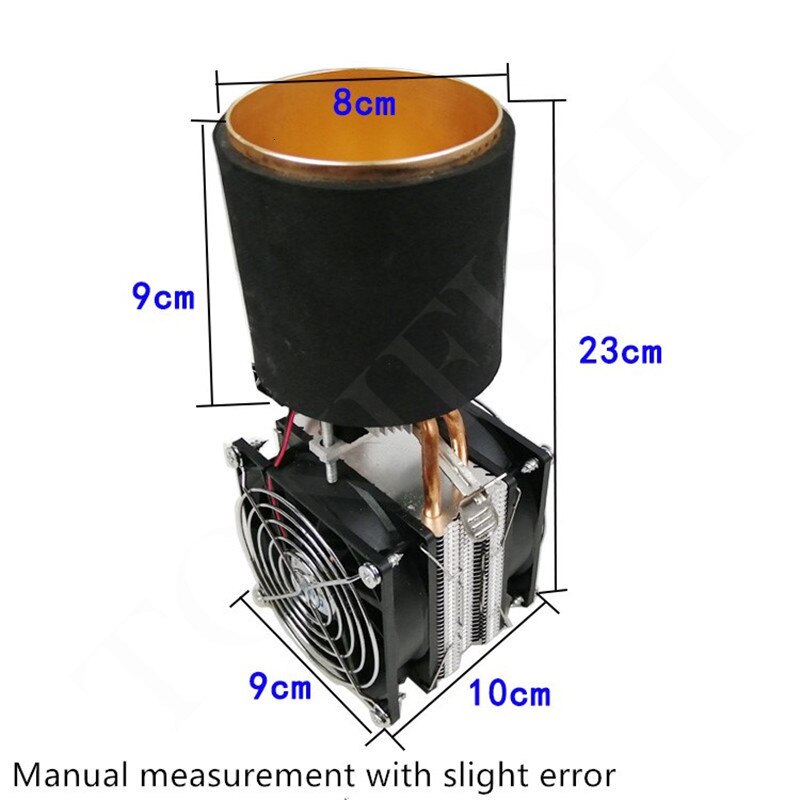 Semiconductor Refrigerator DIY Beverage Refrigeration Cup Ice Machine Quick Cooling Frosting Kit Small Cooling System