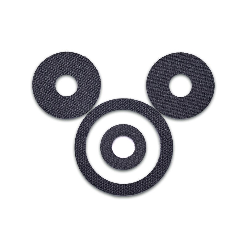 6 Stuks 0.7Mm Dikke Vissen Reel Remblokken Zijn Duurzaam En Slijtvast Ronde Carbon Fiber Voor Water Wielen