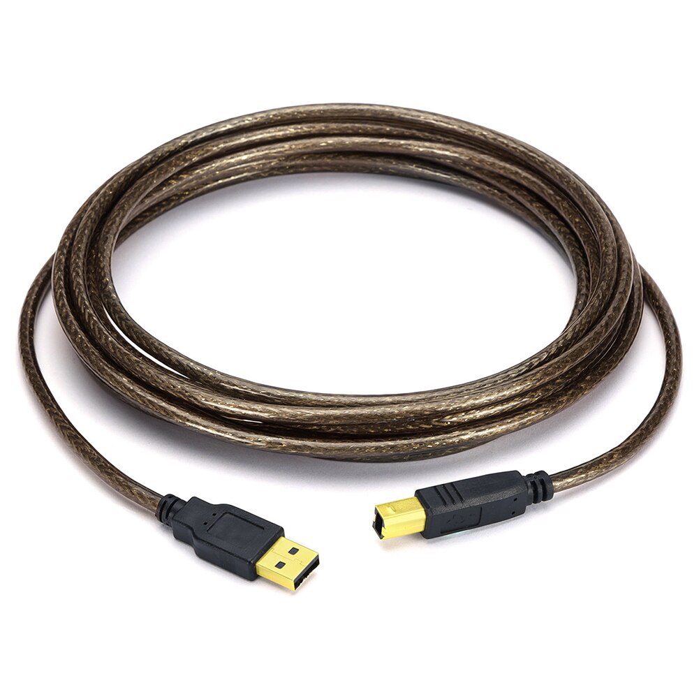 Extension Printer Cable USB 2.0 A Male to B Male Computer Wire Cable Cord Converter Connector Line for PC Laptop UND Sal