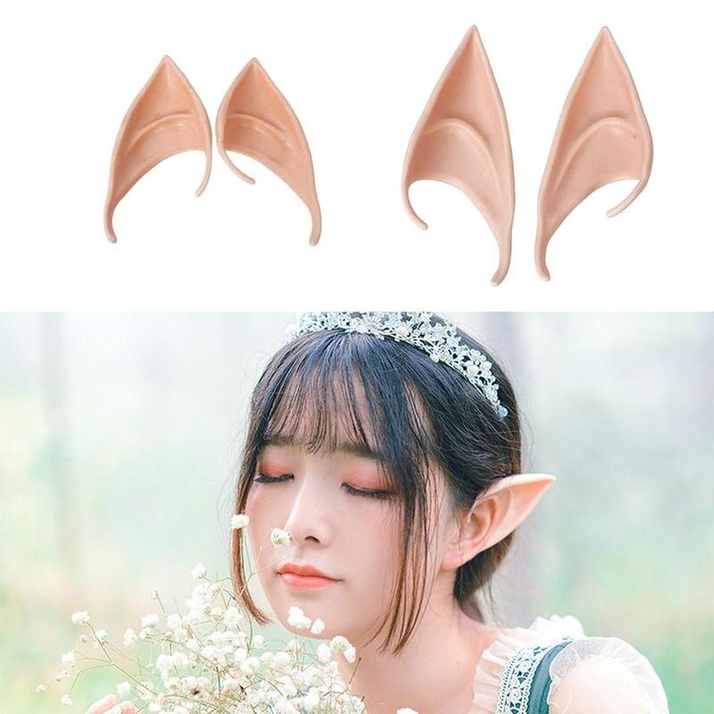7 Pcs Elf Ears Fairy Ears Vampire Ears Soft Pointed Goblin Ears With Headpieces Dress Up Halloween Costume Cosplay P 19574365 Cat 6243
