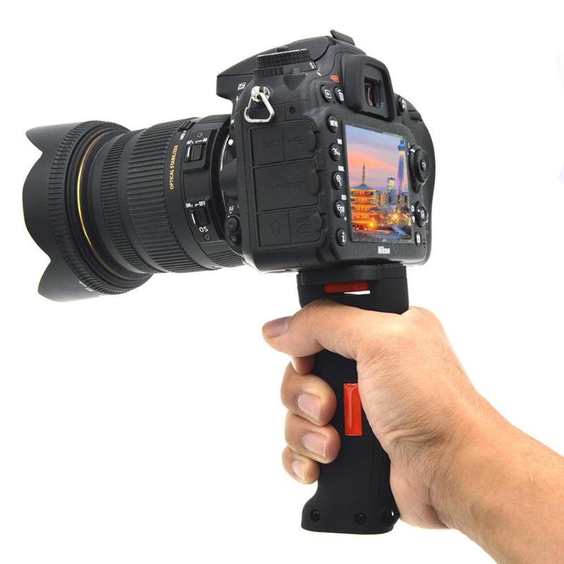 Handvat Stabilizer Breed Platform Grip Camera Handvat Met 1/4 Schroef Voor Slr Voor Dslr Digitale Camera Smartphone Handvat Stabilisator