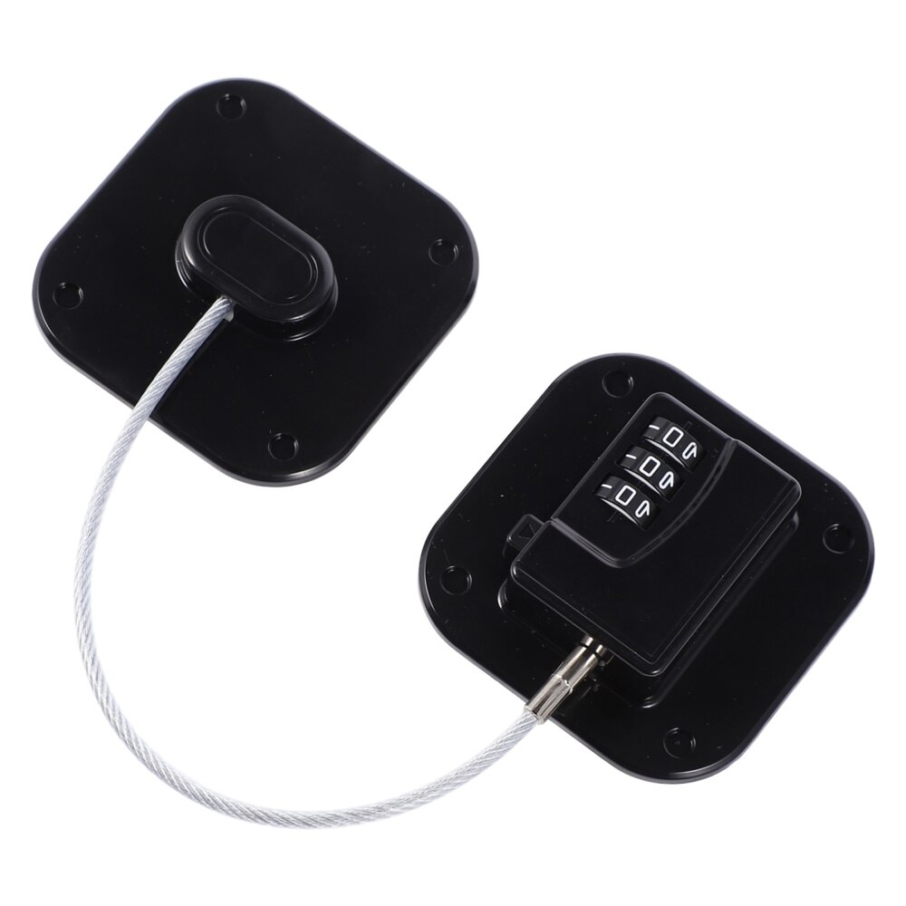 Digital Password Fridge Lock Freezer Door Lock Cabinet Safety Lock (Black)