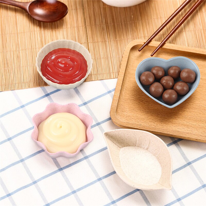 Kitchen Food Sauce Dish Sauce Seasoned Mustard Wheatgrass Bowl sauce Saucer Small vinegar taste board snack plate