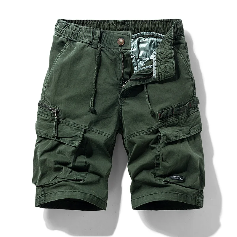 Herre sommer bomuld cargo camouflage shorts herretøj afslappet ridebukser bermuda strand joggers herre