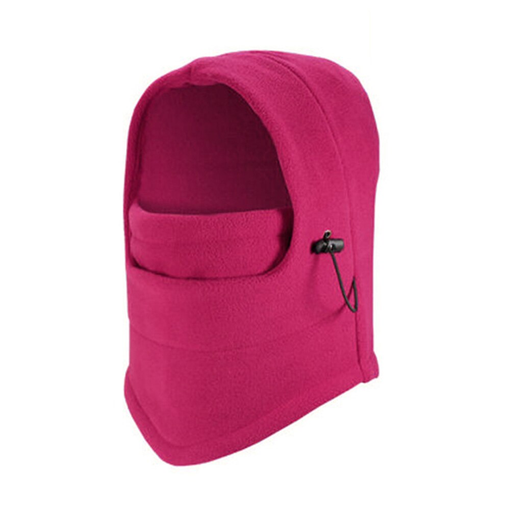 Men Women Winter Windproof Hat Fleece Thermal Warm Thick Adjustable Hiking Cycling Outdoors Headgear: GS2131RO