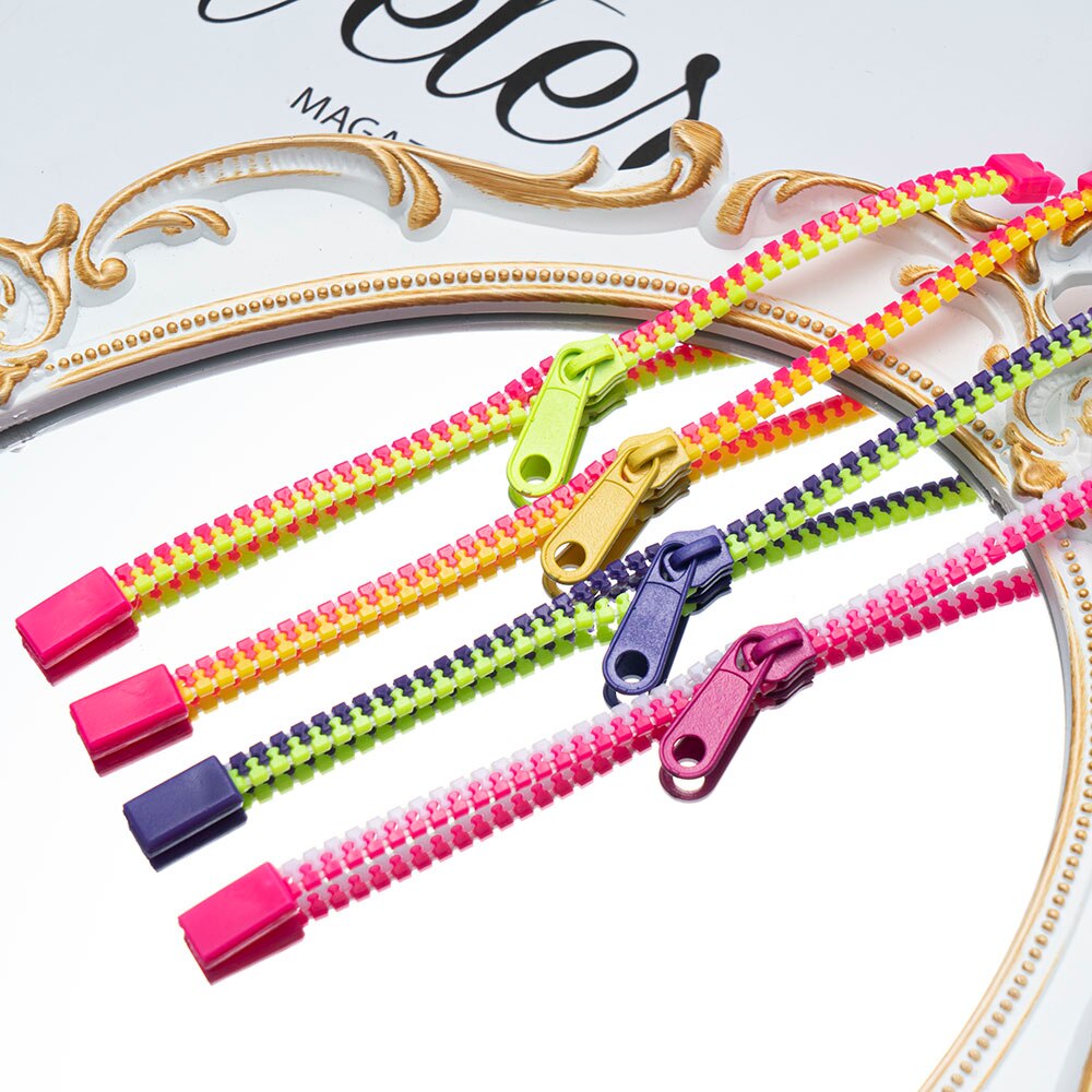Pulsera Antiestrés con cremallera para niños, juguete sensorial de mano para el autismo, TDAH, 1 unidad
