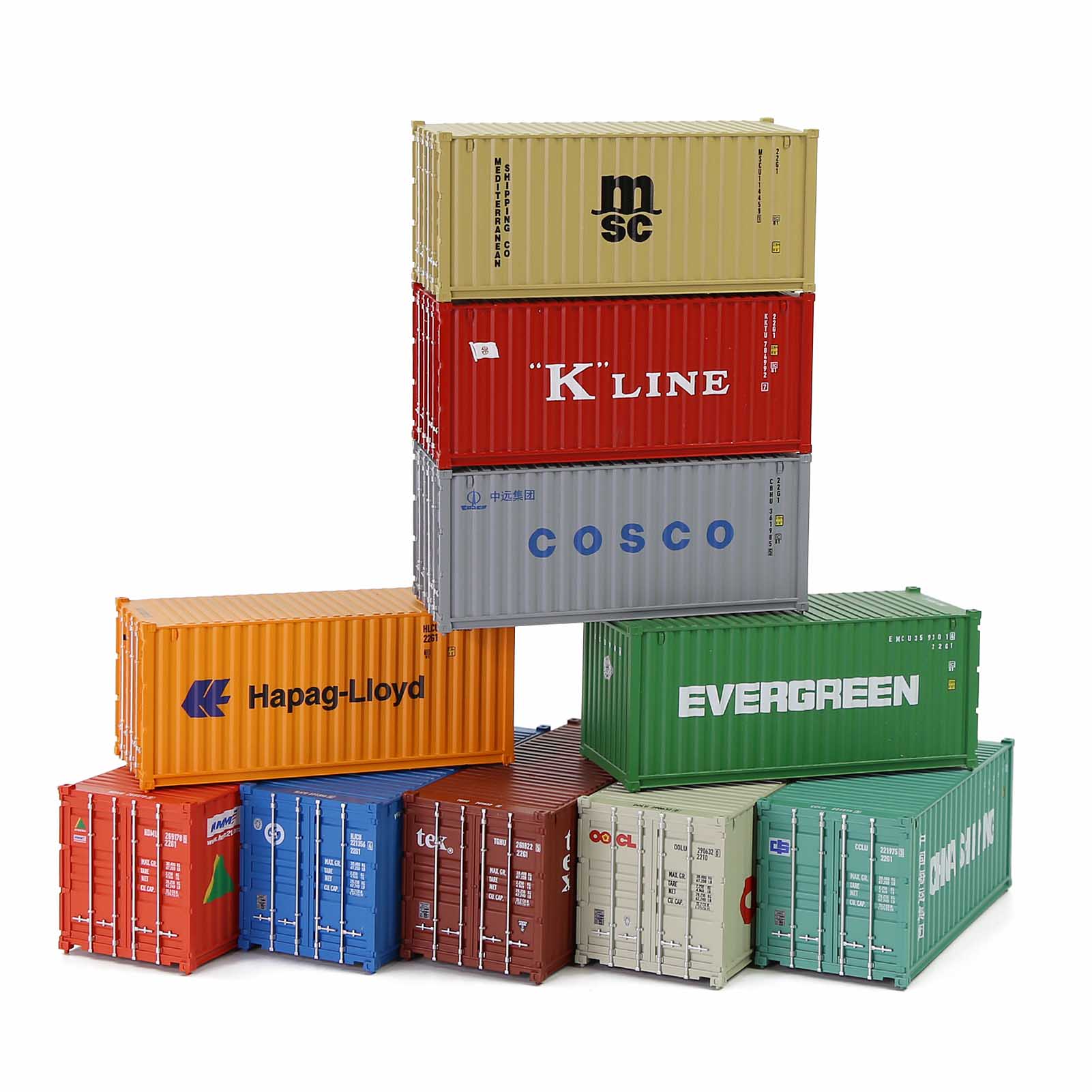 1pc ho Skala 20ft Container Modell Eisenbahn Zubehör 1:87 20 Fuß Container C8726