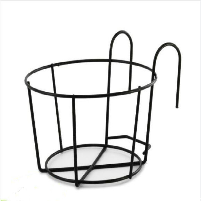 Hanging Flower Frame for Outdoor Fence Decor Flowerpot Hanging Rack Hanging Balcony Home Garden Decoration ypf83013: 1pc-H11x20cm