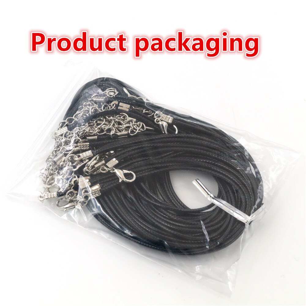 In Pelle fatti a mano Regolabile Corda Intrecciata Collane &amp; Pendente di Fascini di Risultati Catenaccio Stringa del Cavo di 20 pz/lotto