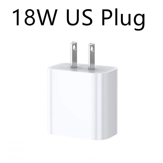 20W Mag Veilig Usb Fast Charger Adapter Voor Magsafe Apple Iphone 12 Pro Max Mini Magnetische Draadloze Oplader Pd quick Charge Plug: 18W US