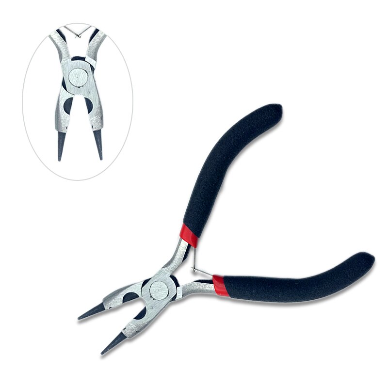Ferronickel Carbon-Gehärtetem Stahl Runde Nase Ende Schneiden Schmuck Zangen Werkzeug DIY Ausrüstung Zangen Fit Handwerk Beadwork Reparatur: 00512