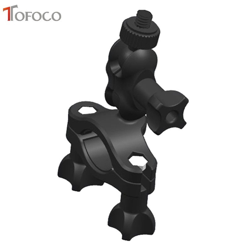 TOFOCO vélo guidon montage 1/4 vis pince support trépied pour caméra DV Gopro